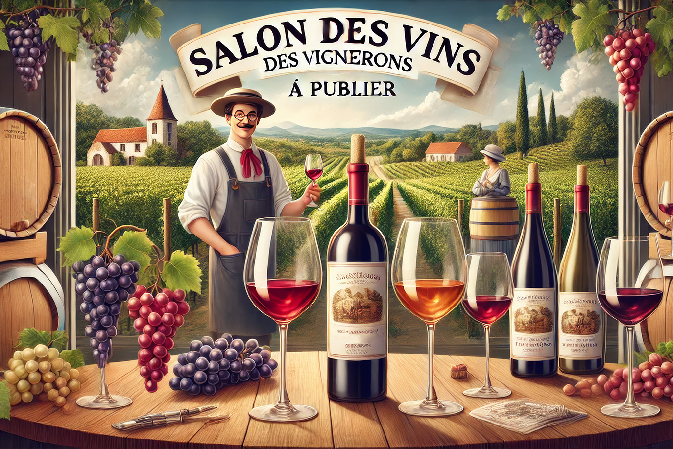 Salon des Vins des Vignerons à Publier (Haute-Savoie) du 07 au 10 mars 2025