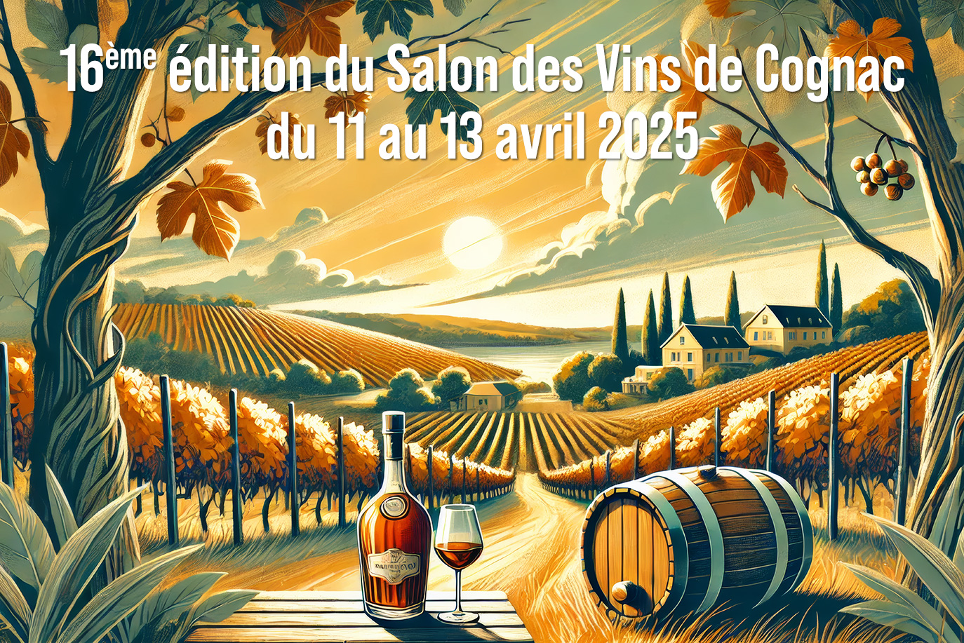 Salon des Vins de France à Cognac du 11 au 13 avril 2025